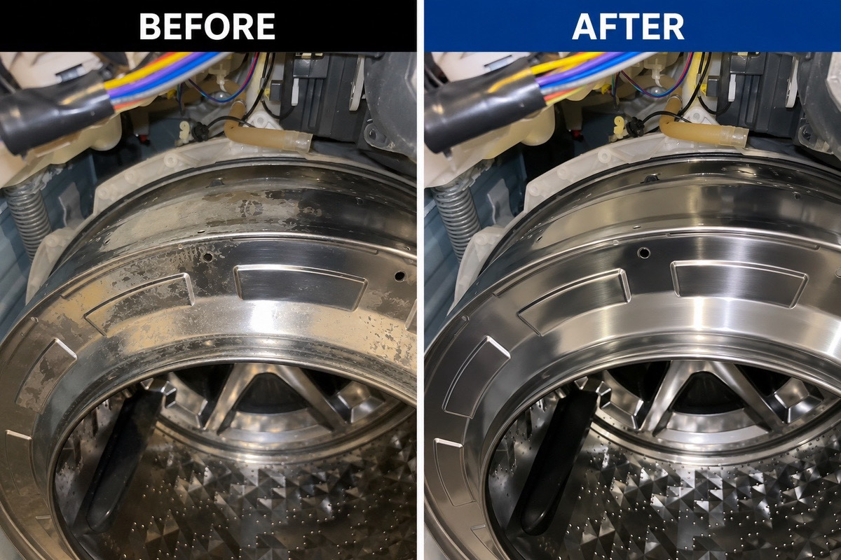 洗濯機クリーニング Before / After 06